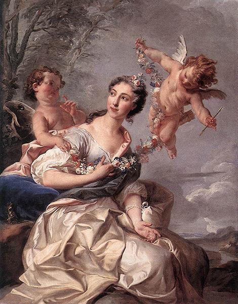 unknow artist Portrait of Madame de Bourbon-Conti as Venus